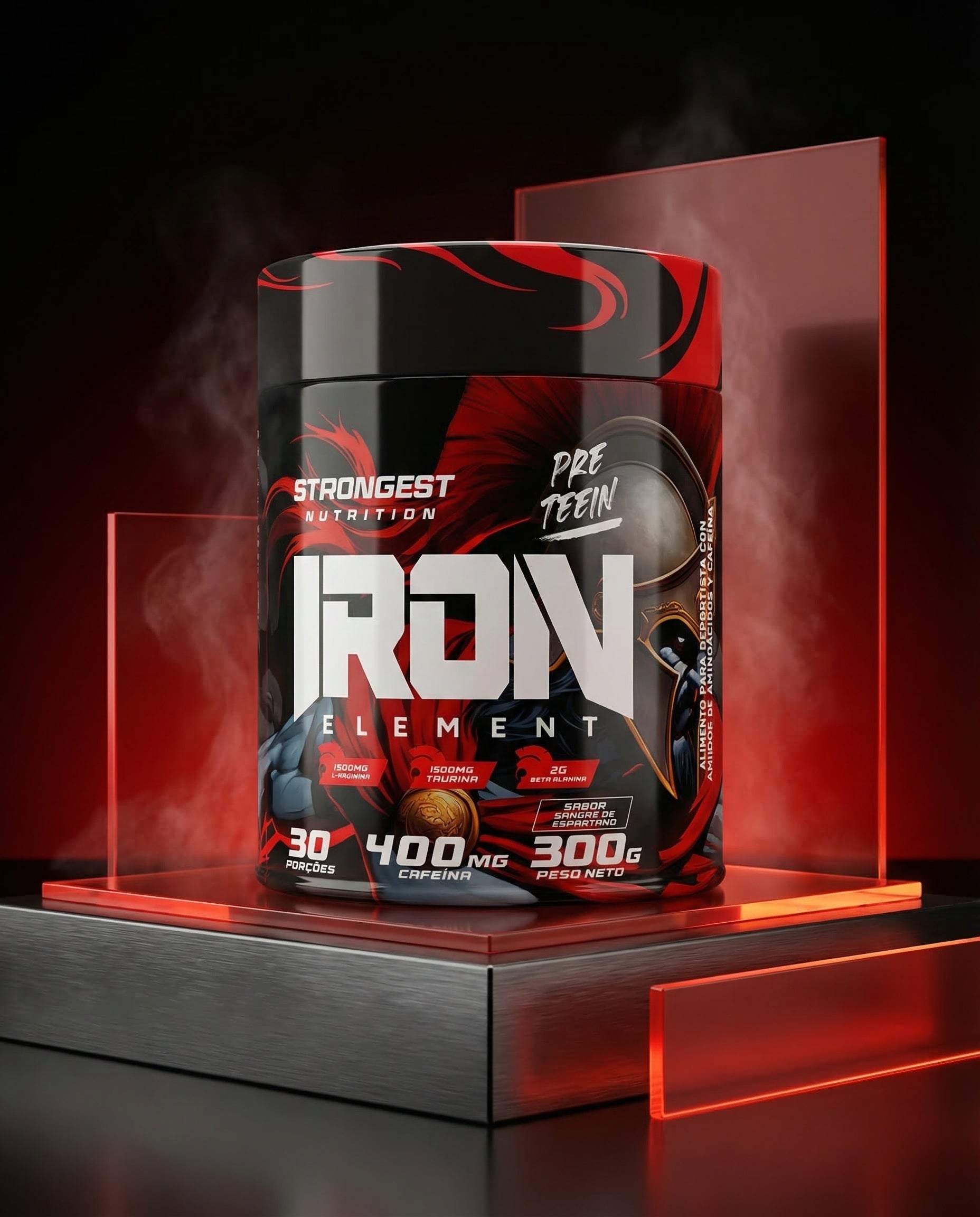PRE ENTRENO SANGRE ESPARTANA – IRON ELEMENT